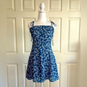 Corset dress blue small